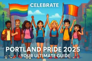 People celebrate Gay Pride in Portland OR