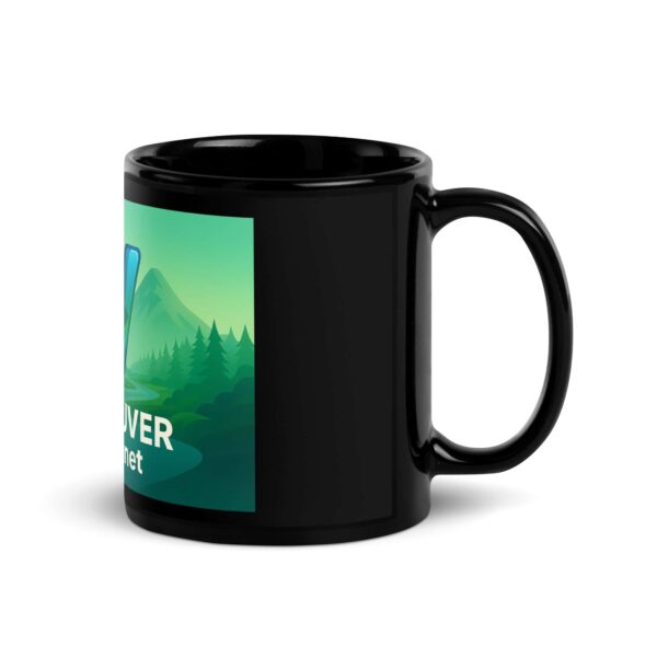 VancouverOnline.net Logo Mug – Sleek Glossy Ceramic Design - Image 6