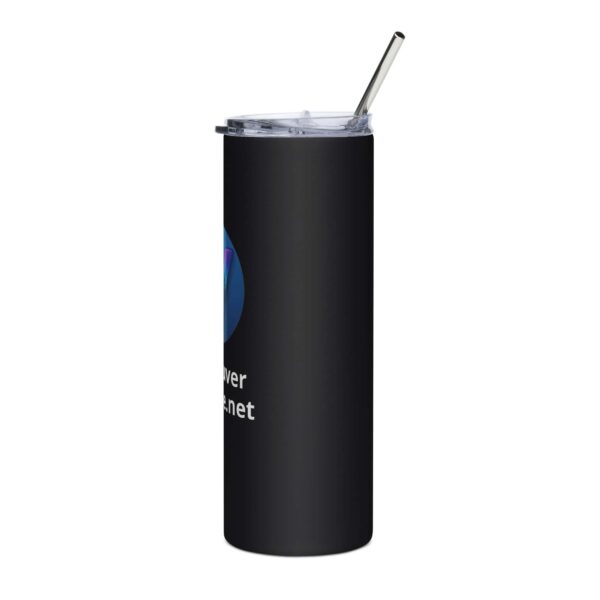 Stainless steel tumbler with Vancouver WA Vibe - Image 2
