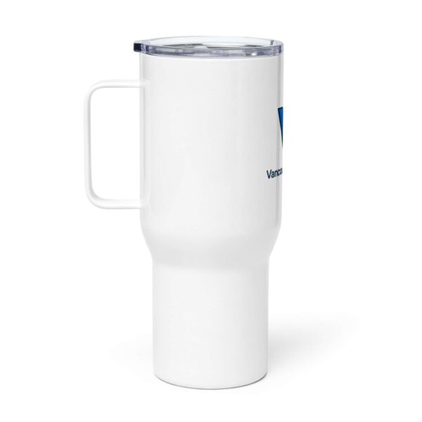 Travel mug with a handle with Vancouver Online Logo - Image 2