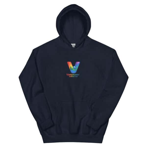 Unisex Rainbow VancouverOnline.net Hoodie - Image 3