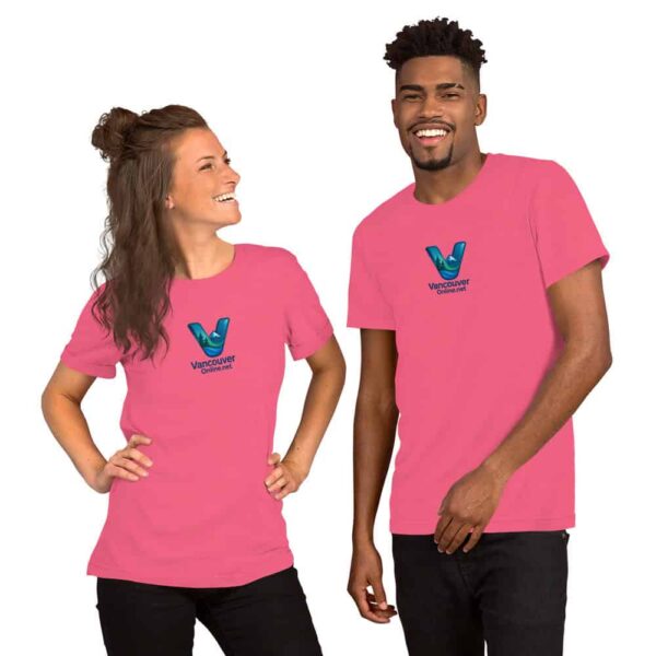 Vancouver Vibes Unisex T-Shirt – Blue & Green Logo Edition - Image 9