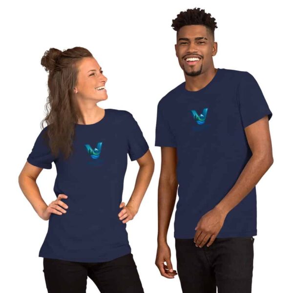 Vancouver Vibes Unisex T-Shirt – Blue & Green Logo Edition - Image 3