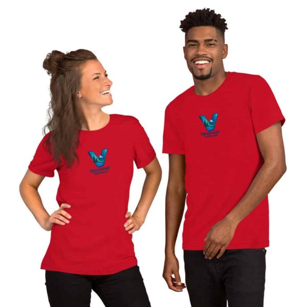 Vancouver Vibes Unisex T-Shirt – Blue & Green Logo Edition - Image 5