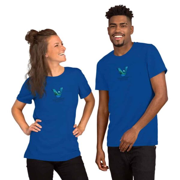 Vancouver Vibes Unisex T-Shirt – Blue & Green Logo Edition - Image 6