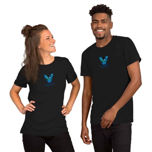 Vancouver Vibes Unisex T-Shirt – Blue & Green Logo Edition - Image 2