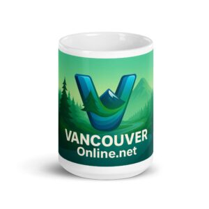 VancouverOnline.net Logo Coffee Mug – Pacific Northwest Design